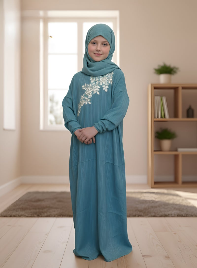 لينا فاشون شرشف صلاة اطفال بناتى مع حجاب متصل - Image 1